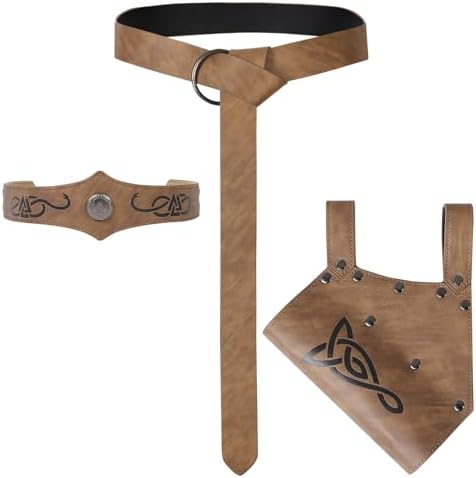 3PCS Renaissance Accessories Set for Medieval Halloween Cosplay 1
