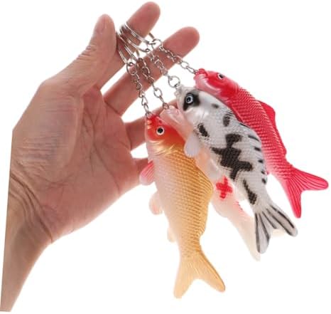 Healifty 8pcs Cute Fish Keychain for Boys and Girls