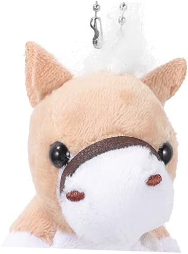 BESPORTBLE 12pcs Adorable Horse Plush Keychain Pendants