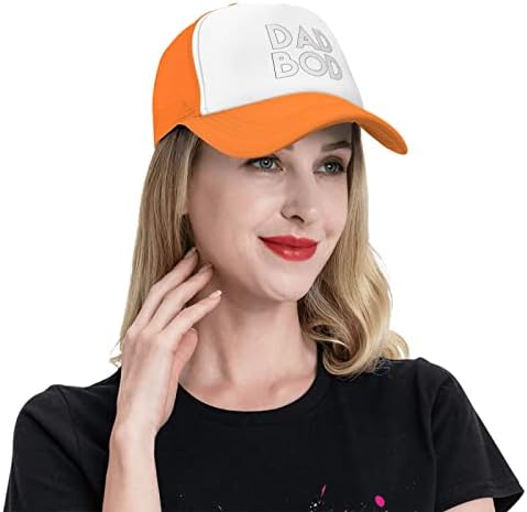YGXZ Orange Baseball Cap Adjustable Fitted Hat for Men Women