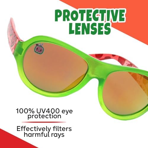 Sun-Staches Kids Sunglasses with UV Protection and Soft Carry Case