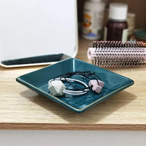 Hankor Ceramic Jewelry Dish Tray Green 47inch