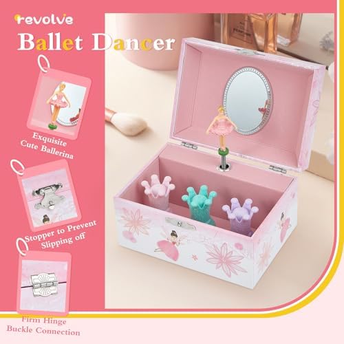 Girls Music Jewelry Box with Spinning Doll
