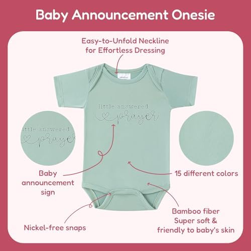 Funny Pregnancy Announcement Bodysuit for Baby