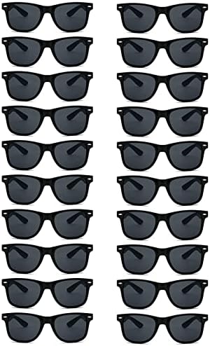 20 Pairs Retro 70s 90s Sunglasses for Adults and Teens