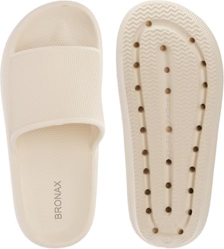 BRONAX Pillow Slippers for Women Men