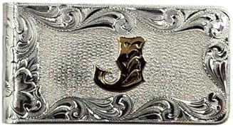 Montana Silversmiths Engraved J Money Clip
