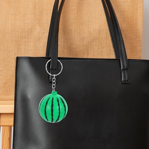LOGOFUN 24PCS Realistic Watermelon Strawberry Keychain Set
