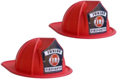 Non Plastic Molded Paper Firefighter Hat for Kids