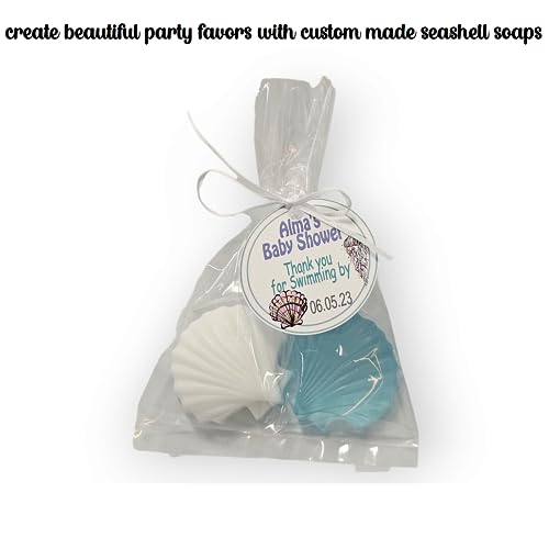 Handmade Seashell Soap Favors 25 Bulk Set
