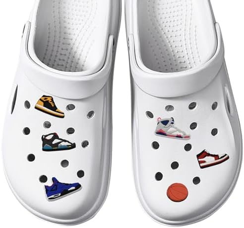 23PCS Basketball Shoe Charms Set for Kids and Teens