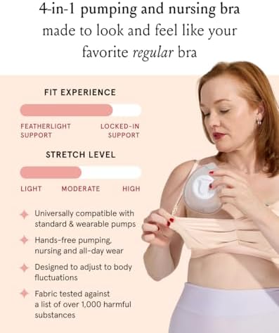 The Do Anything Nursing Bra for Breastfeeding Hands Free Pumping