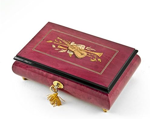 Radiant 18 Note Musical Jewelry Box with Candle in The Wind
