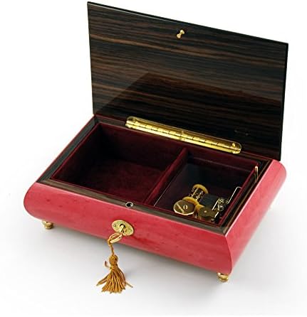 Radiant 18 Note Musical Jewelry Box with Candle in The Wind