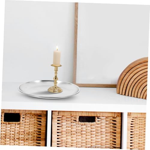 Iron Crafted Ritual Plate Fireproof Candle Holder Spiritual Decor