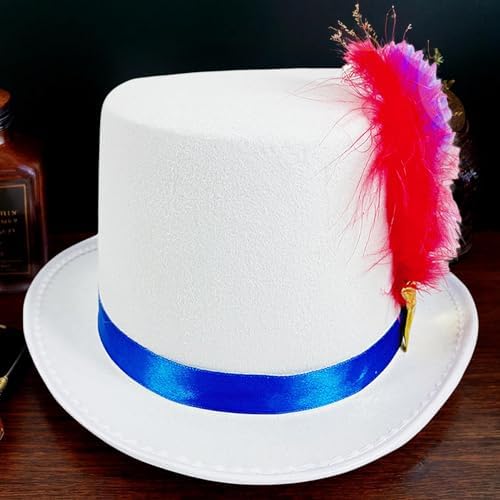 Independence Day Star Flag Feather Top Hat 984x748x512 Inches