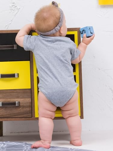 UNIFACO Unisex Baby Funny Saying Outfit Bodysuit Romper 0-18M