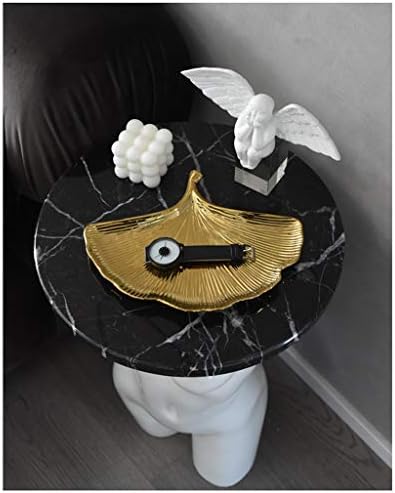 Gold Leaf Key Tray Resin Storage Decor