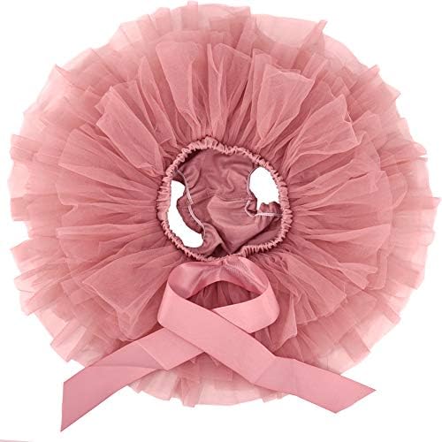 BGFKS Baby Girls Tutu Skirt with Diaper Cover and Flower Headband