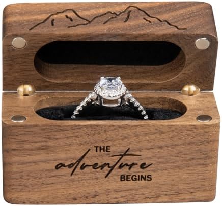 Wislist Ring Bearer Box for Wedding Ceremony
