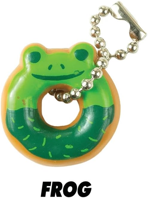 GEDDES Raymond I Love Donuts Animals Keychain Necklaces - 100 Mini Donut Charms