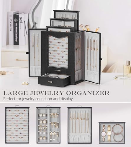 Homde Jewelry Organizer with Transparent Window