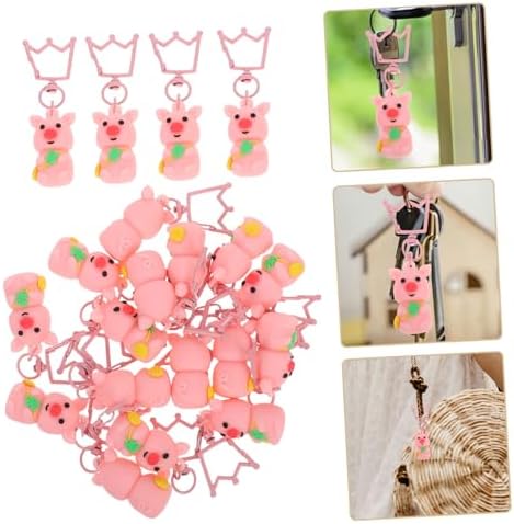 20pcs Cute Animal Keychains for Party Favors and Birthdays
