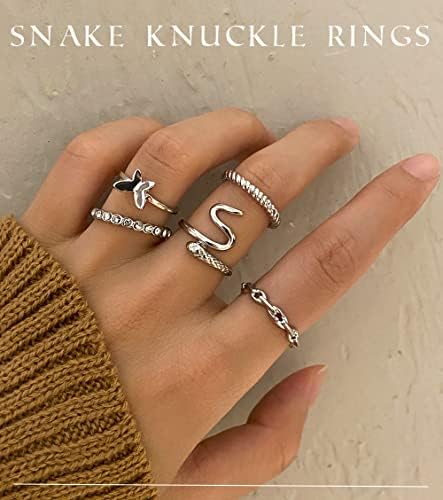 iF YOU 30 Pcs Gold Knuckle Rings Set for Women