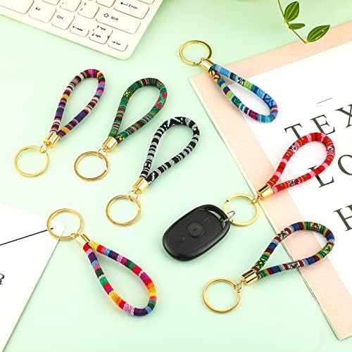 Junkin 24 Pcs Boho Keychains Summer Decor