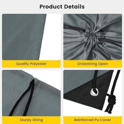 Vorspack 100 Pcs Drawstring Bags 20 Colors