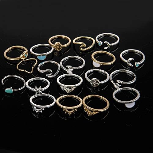 FUTIMELY Boho Retro Stackable Rings Set for Women