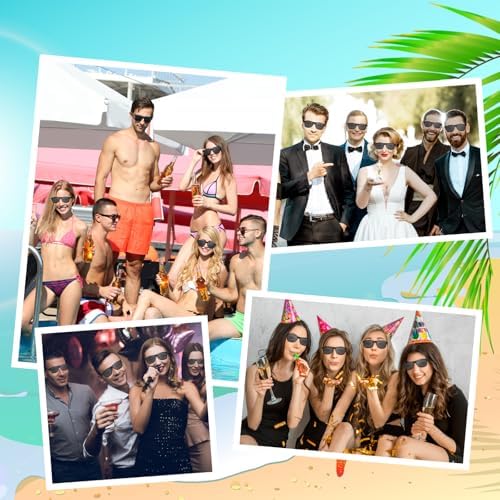 ASTARON Black Sunglasses Bulk 6 12 24 48 Pack