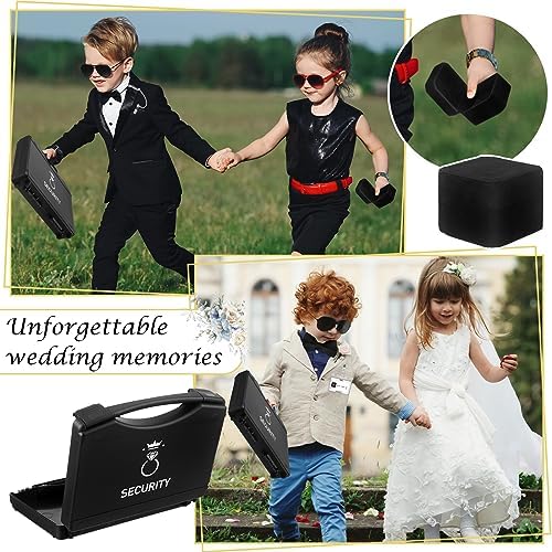 Mepase 24 Pcs Ring Bearer Security Set for Boys Black