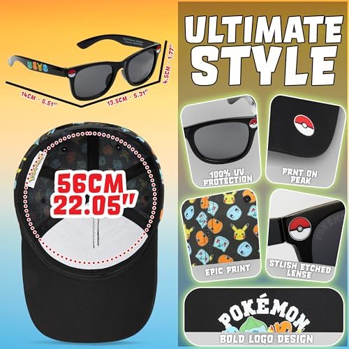 Get Trend Baseball Cap and Sunglasses Set for Kids