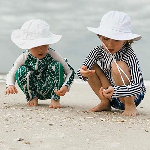 SwimZip Wide Brim Sun Hat for Kids UPF 50 Protection