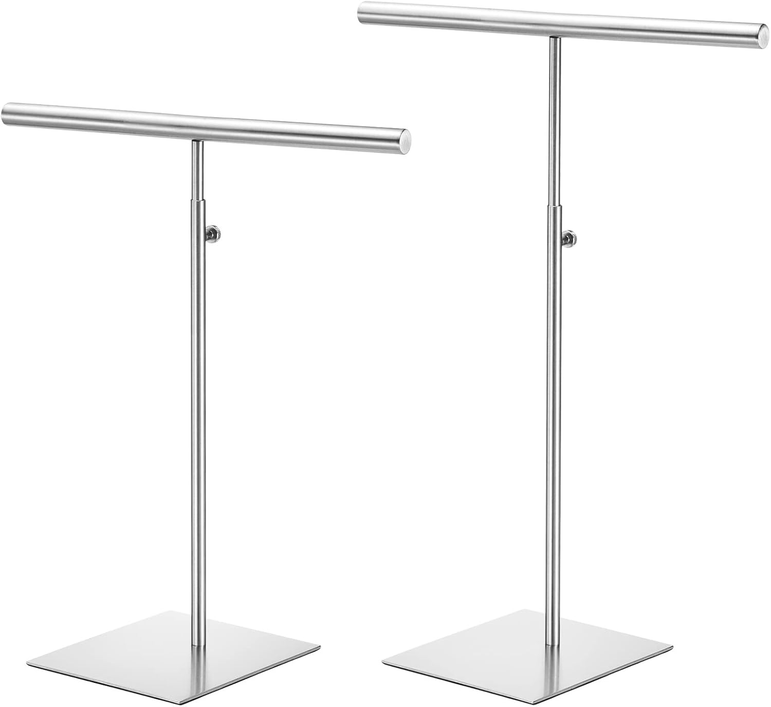 Uxcell Necklace Display Stand 2 Pack Adjustable Jewelry Rack