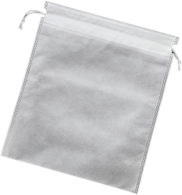 10PCS White Non-Woven Drawstring Bags 30x25cm