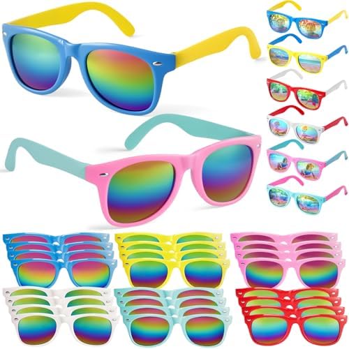 LovesTown Kids Sunglasses Bulk Set for Birthday Beach Events