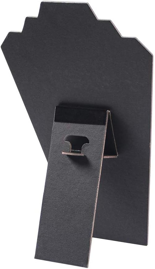 4pcs Set Velvet Black Foldable Necklace Display Stand