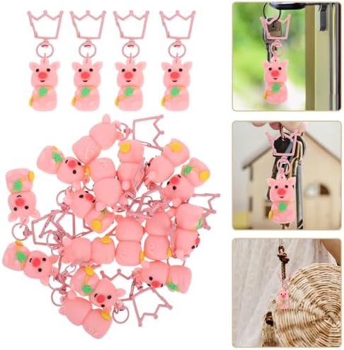MAGICLULU St Patricks Day Keychain Set with Lucky Pendant and Animal Charm
