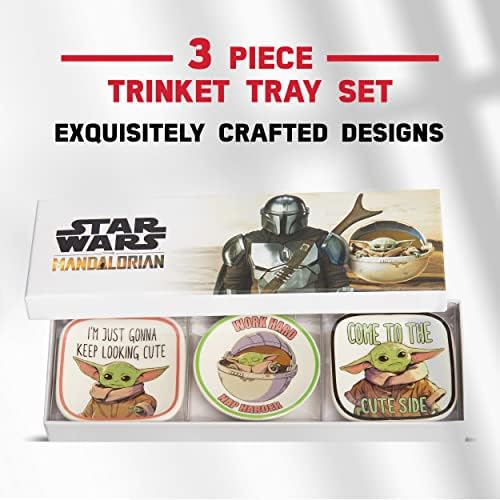 Disney Star Wars Grogu Mini Trinket Tray Set