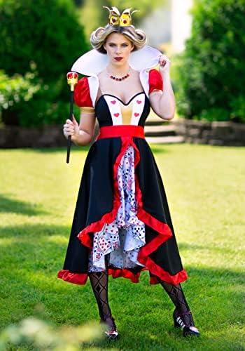 Fun Costumes Womens Flirty Queen of Hearts Costume Large