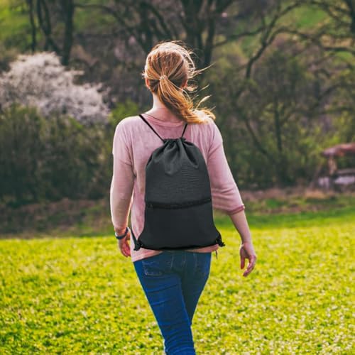 HOLYLUCK Drawstring Backpack Bag for Gym and Sports