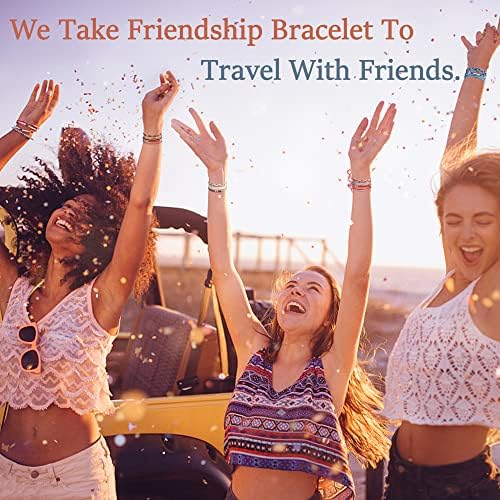 Florideco 24 Pcs Boho Surfer Bracelet Anklet