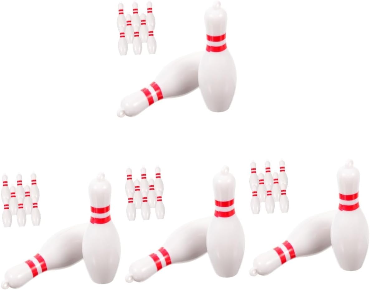 5 Sets 10 Pcs Bowling Keychain Pendants