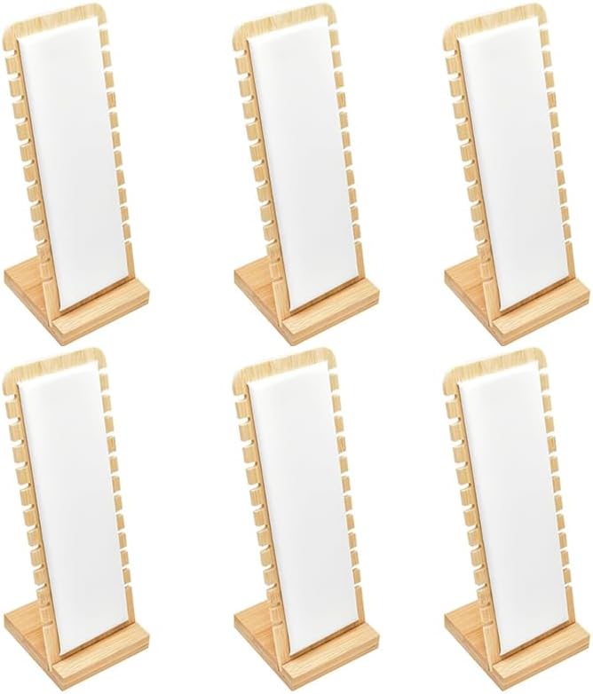 Golden Strawberry 6 Pack Bamboo Jewelry Display Boards