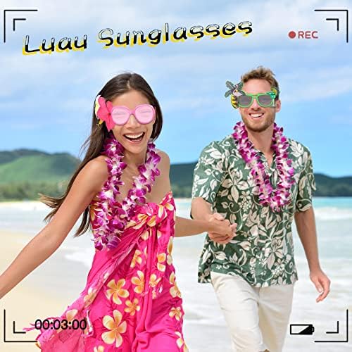 Flutesan 24 Pairs Funny Beach Sunglasses