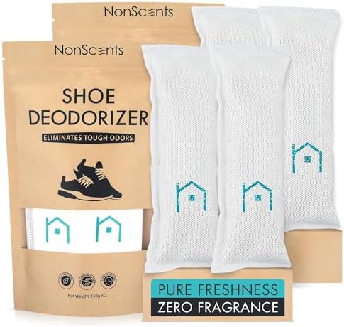 NonScents Shoe Deodorizer 2-Pack Odor Eliminator