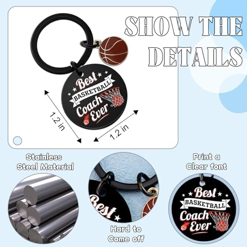 Best Basketball Coach Keychain Ever