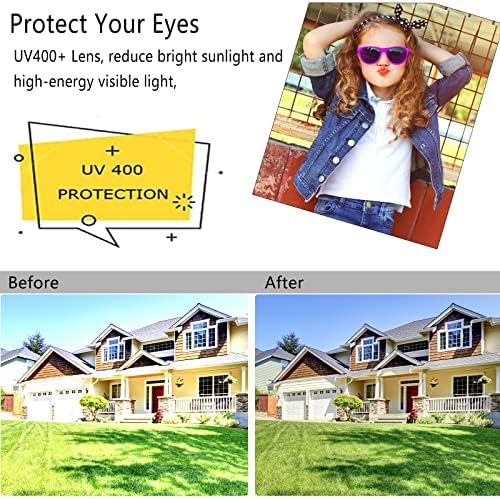 TUPARKA 12 Pack Neon Sunglasses Party Favors